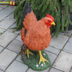 Фигурка Курица рыжая 01236
