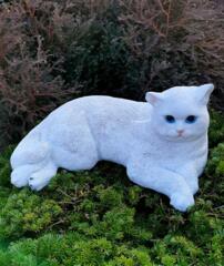 Фигурка кот белый 02044#